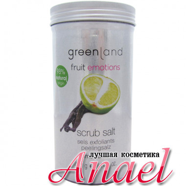 Greenland Fruit Emotions Скраб-соль  Лайм – Ваниль Scrub Salt Lime-Vanilla (400 гр)