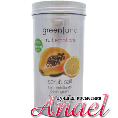 Greenland Fruit Emotions Скраб-соль  Папайя – Лимон Scrub Salt Papaya-Lemon (400 гр)