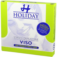 Holiday Depilatori Восковые полоски для депиляции лица Face Depilatory Strips (10 листов по 6 полосок)