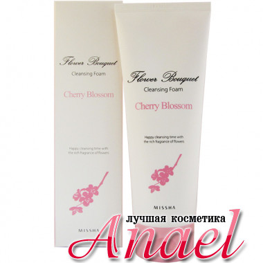 Missha Очищающая пенка Цветочный букет с экстрактом вишни Flower Bouquet Cherry Blossom Cleansing Foam (232 мл)