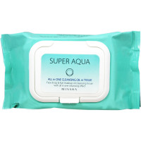 Missha Очищающие салфетки на масляной основе Super Aqua All In One Cleansing Oil In Tissue (40 шт)