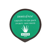 Innisfree Успокаивающая капсульная мини-маска с экстрактом алоэ Aloe Capsule Recipe Pack (10 мл)