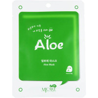 Mijin MJ Care Тканевая маска с экстрактом алоэ Aloe Mask (1 шт х 22 гр)