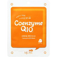 Mijin Тканевая маска с коэнзимом MJ Care  On Q10 Coenzyme Q10 Mask (1 шт х 22 гр)