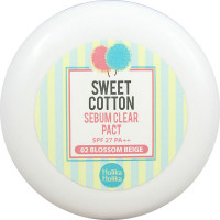 Holika Holika Матирующая пудра с SPF 27 PA +++ Sweet Cotton Sebum Clear Pact Тон 02 Бежевый (8 гр)