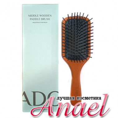 La'dor Деревянная щетка для волос Middle Wooden Paddle Brush