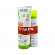 A-Derma Смягчающий крем Экзомега Exomega Control Emollent Cream Anti-Scratching + спрей-эмолент Экзомега в подарок (200 мл+ 50 мл)