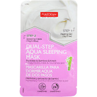 Purederm Двухшаговая, увлажняющая и питающая ночная маска  Dual-Step Aqua Sleeping Mask (3 гр + 10 гр)