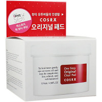 COSRX Очищающие диски с BHA кислотой от черных точек и воспалений One Step Pimple Clear Pads (70 шт)