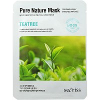 Anskin Secriss Тканевая маска с экстрактом чайного дерева Pure Nature Mask Tea Tree (1 шт)