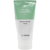 The Saem Пенка-скраб для глубокой очистки кожи и пор с яичным белком Natural Condition Scrub Foam (150 мл)