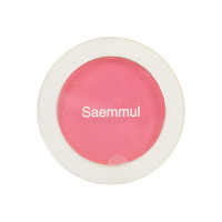 The Saem Однотонные румяна Saemmul Single Blusher Тон PK01 Яркий розовый / Bubble Gum Pink (5 гр)