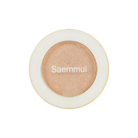 The Saem Одноцветные тени с блеском Тон BE02 Кремово-бежевый Saemmul Single Shimmer Shadow (2 гр)