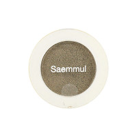 The Saem Одноцветные тени с блеском Тон GR01 Оливково-серый Saemmul Single Shimmer Shadow (2 гр)