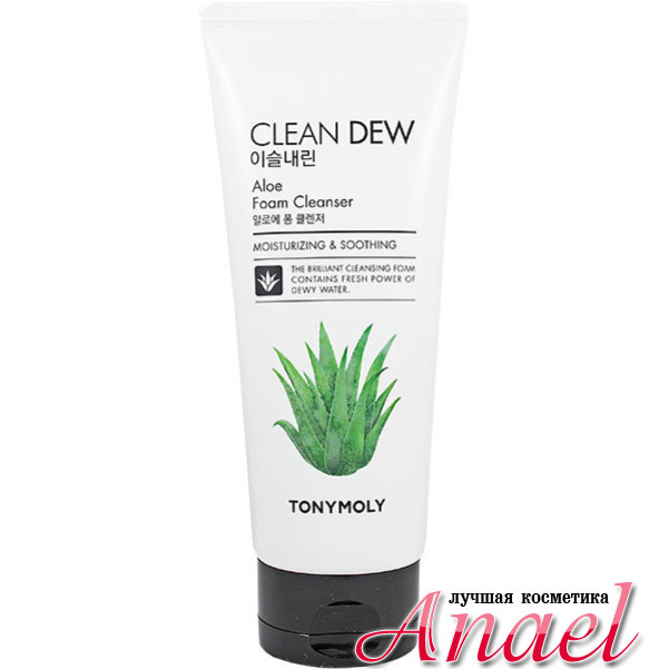 Tonymoly Пенка для умывания с экстрактом алоэ «Чистая роса» Clean Dew