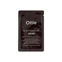 Ottie Пробник антивозрастного крема с муцином черной улитки Black Signature Cream