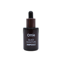 Ottie Миниатюра антивозрастной ампульной сыворотки с муцином черной улитки Black Signature Ampoule (13 мл)