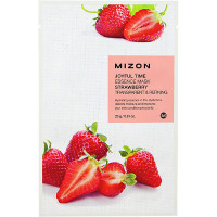 Mizon Тканевая маска с экстрактом клубники для очищения кожи Joyful Time Essence Mask Strawberry Transparent & Refining (1 x 23 гр)