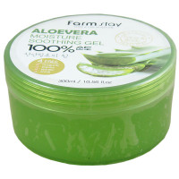 Farm Stay Многофункциональный гель с экстрактом алоэ Aloe Vera Moisture Soothing Gel 100% (300 мл)