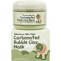 Elizavecca Очищающая глиняно-пузырьковая маска для проблемной кожи Milky Piggy Carbonated Bubble Clay Mask (100 мл) 