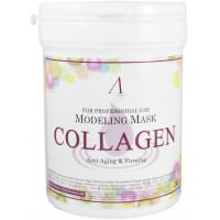 Anskin Антивозрастная альгинатная маска с коллагеном Modeling Mask Collagen Anti-Aging & Firming (240 г)