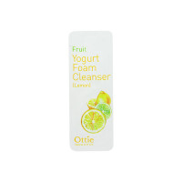 Ottie Пробник фруктово-йогуртовой пенки для умывания с лимоном Fruit Yogurt Foam Cleanser Lemon