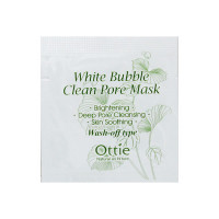 Ottie Пробник Очищающей пузырьковой маски для кожи и пор White Bubble Clean Pore Mask