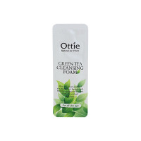 Ottie Пробник пенки для умывания с экстрактом зеленого чая Green Tea Cleansing Foam