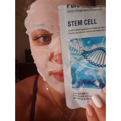 Anskin Secriss Тканевая маска с растительными стволовыми клетками Pure Nature Mask Stem Cell (1 шт)