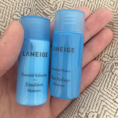 Laneige Набор миниатюр «Базовый уход и увлажнение» для нормальной и сухой кожи Basic Care_Moisture Trial Kit (2 предмета)