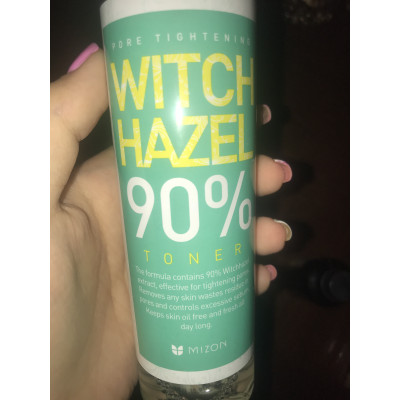 Mizon Тонер с 90% содержанием экстракта гамамелиса для проблемной кожи Witch Hazel 90% Toner (210 мл)