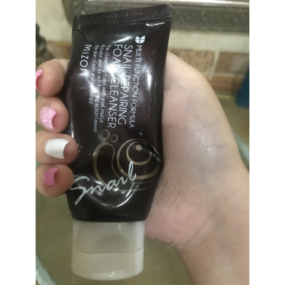 Mizon Пенка для умывания Snail Repairing Foam Cleanser (60 мл)