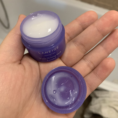 Laneige Миниатюра увлажняющей ночной маски-крема для лица Лаванда Special Care Water Sleeping Mask Lavender (15 мл)