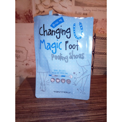 Tonymoly Носочки для пилинга ступней Changing U Magic Foot Peeling Shoes (2 х 17 гр)