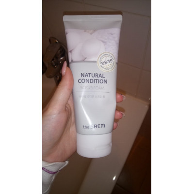 The Saem Пенка-скраб для глубокой очистки кожи и пор с яичным белком Natural Condition Scrub Foam (150 мл)