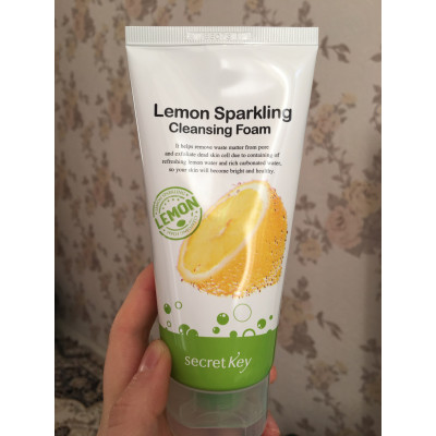 Secret Key Игристая пенка для умывания с экстрактом лимона Lemon Sparkling Cleansing Foam (200 гр.)