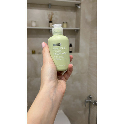 By Wishtrend Энзимная пудра с зелёным чаем Green Tea & Enzyme Powder Wash (70 мл)