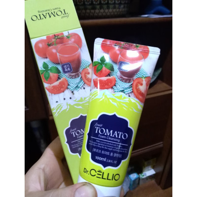 Dr. Cellio Очищающая пенка для умывания с экстрактом томата Fruit Tomato Foam Cleansing (100 мл)