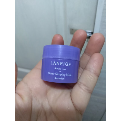 Laneige Миниатюра увлажняющей ночной маски-крема для лица Лаванда Special Care Water Sleeping Mask Lavender (15 мл)