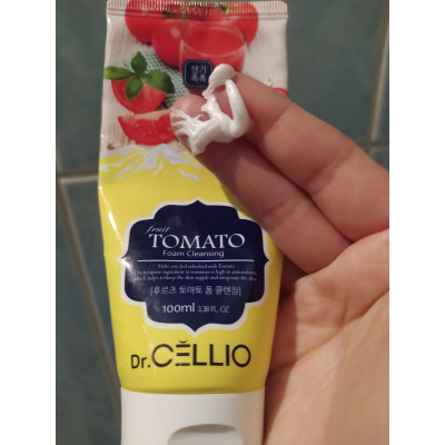 Dr. Cellio Очищающая пенка для умывания с экстрактом томата Fruit Tomato Foam Cleansing (100 мл)