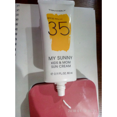 Tonymoly Солнцезащитный крем для детей и мам «Мое солнышко» My Sunny Kids & Mom Sun Cream SPF35 PA+++ (60 мл)