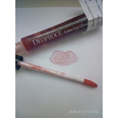 Deoproce Блеск для губ премиум класса Premium Color Lip Gloss Тон 17 (10 мл)