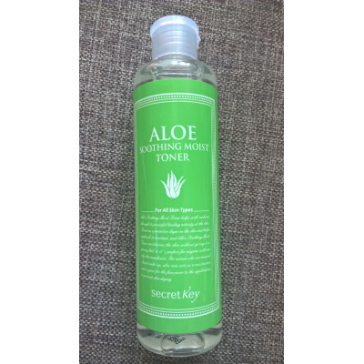 Secret Key Успокаивающий увлажняющий тонер с экстрактом алоэ Aloe Soothing Moist Toner (248 мл)