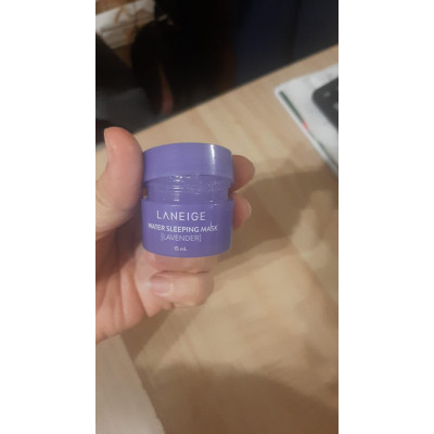 Laneige Миниатюра увлажняющей ночной маски-крема для лица Лаванда Special Care Water Sleeping Mask Lavender (15 мл)